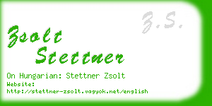 zsolt stettner business card